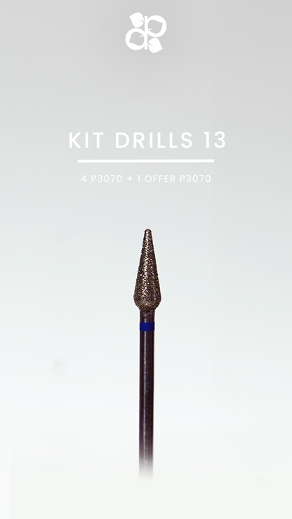 Kit Drills 13 - Pipa Cosmetics Purple Professional®