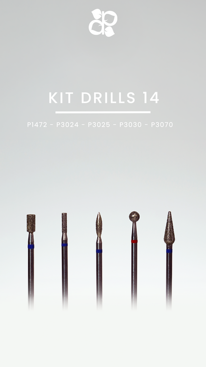 Kit Drills 14 - Pipa Cosmetics Purple Professional®
