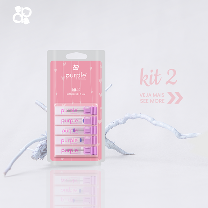 Kit Drills 2 - Pipa Cosmetics Purple Professional®