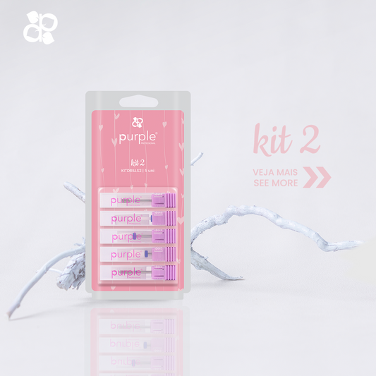 Kit Drills 2 - Pipa Cosmetics Purple Professional®