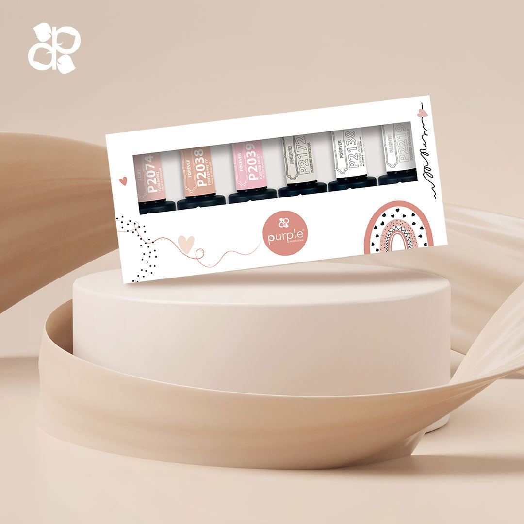 Kit French Manicure - Pipa Cosmetics Purple Professional®