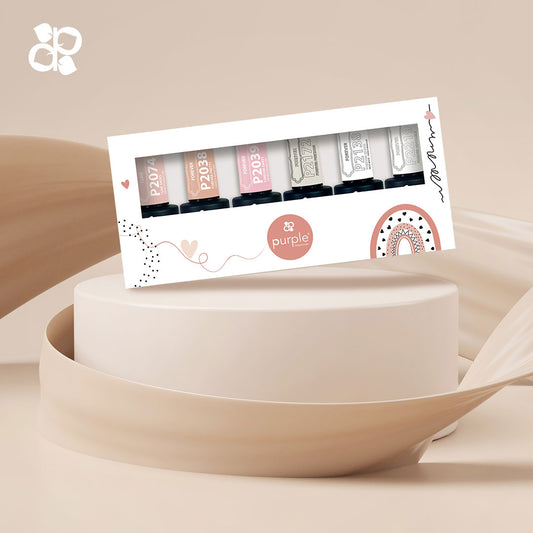 Kit French Manicure - Pipa Cosmetics Purple Professional®
