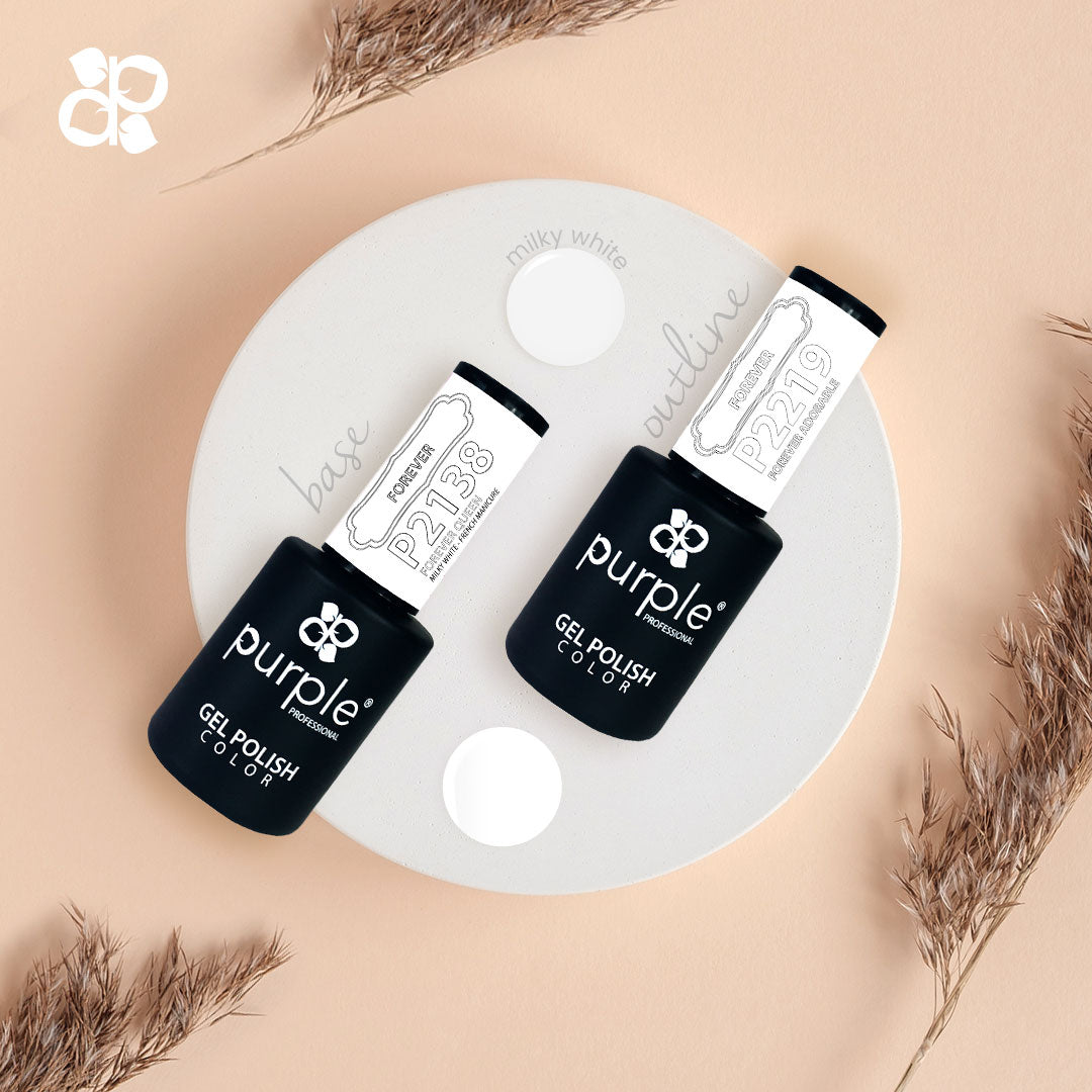 Kit French Manicure - Pipa Cosmetics Purple Professional®