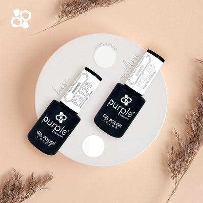 Kit French Manicure - Pipa Cosmetics Purple Professional®