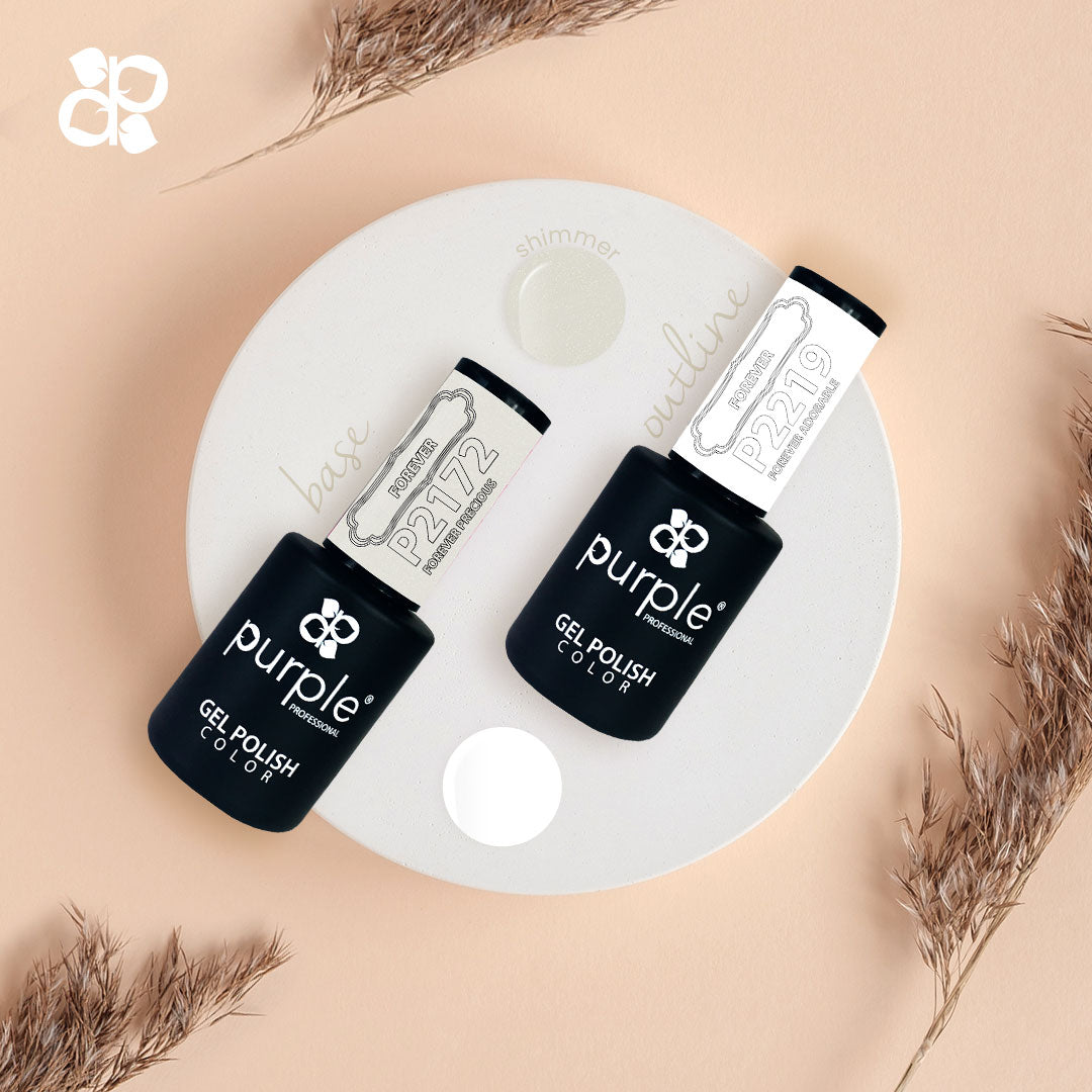 Kit French Manicure - Pipa Cosmetics Purple Professional®
