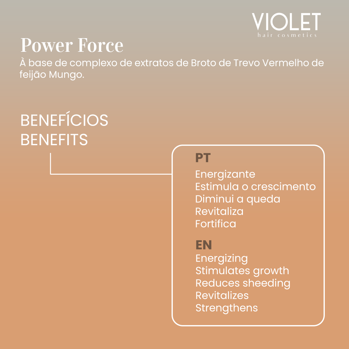 Kit Power Force - Pipa Cosmetics Violet Hair Cosmetics®