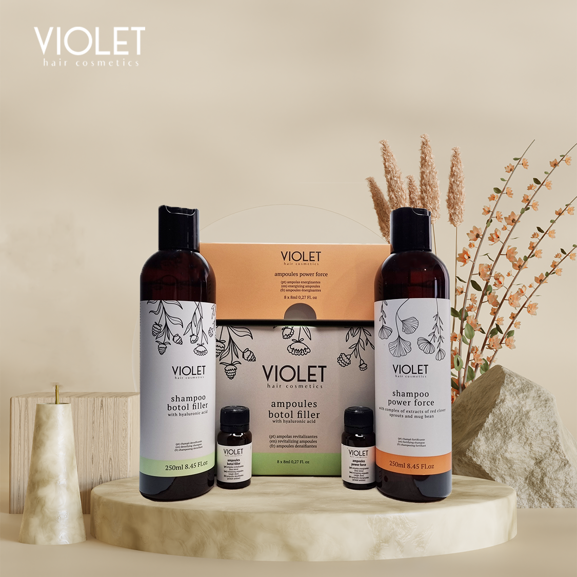 Kit Power Force - Pipa Cosmetics Violet Hair Cosmetics®