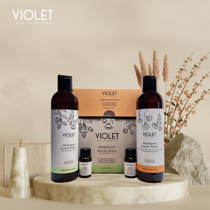 Kit Power Force - Pipa Cosmetics Violet Hair Cosmetics®