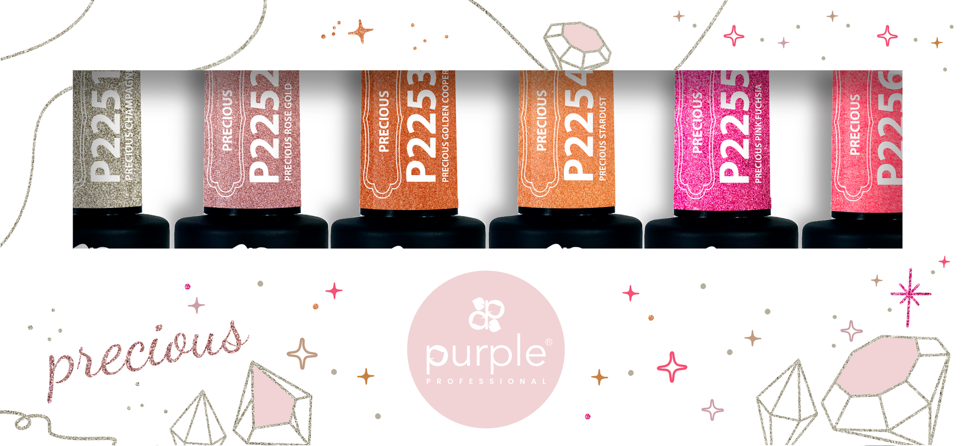 Kit Precious Collection - Pipa Cosmetics Purple Professional®