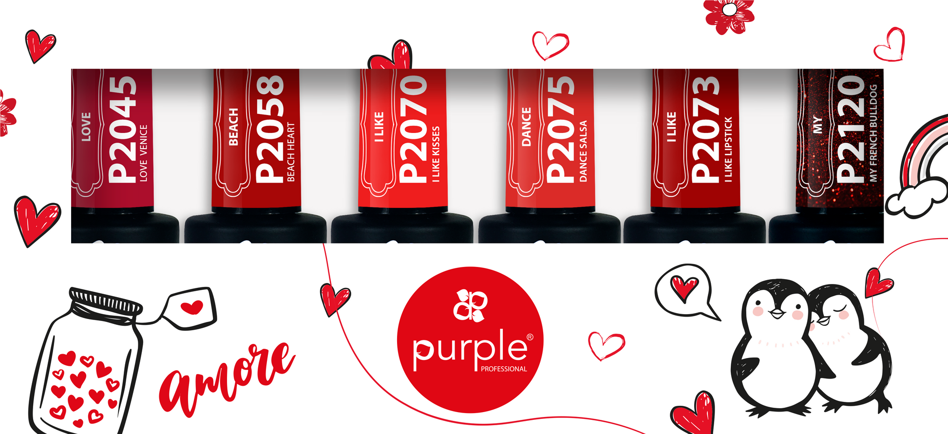 Kit S. Valentim Collection - Pipa Cosmetics Purple Professional®
