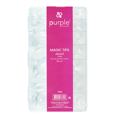 Magic Tips Almond Long - Pipa Cosmetics Purple Professional®