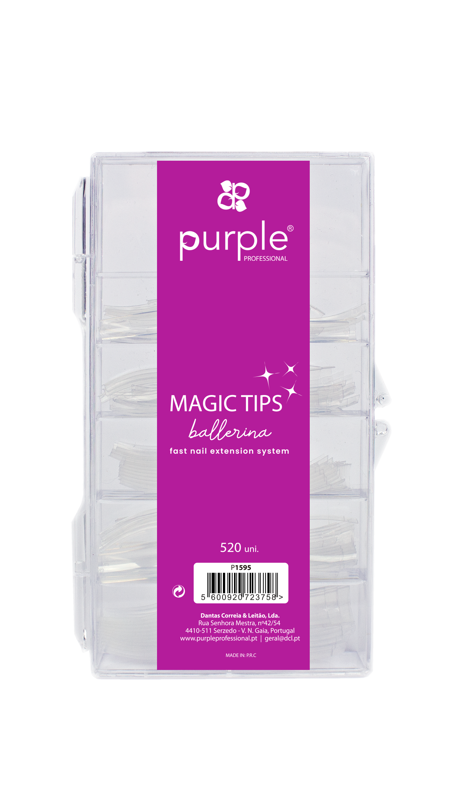 Magic Tips Ballerina Long - Pipa Cosmetics Purple Professional®