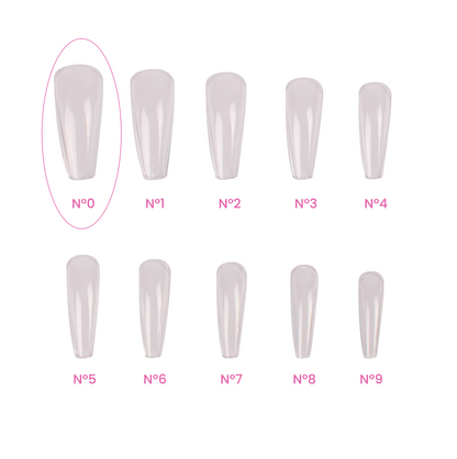Magic Tips Ballerina Long Recargas Nº0 - Pipa Cosmetics Purple Professional®