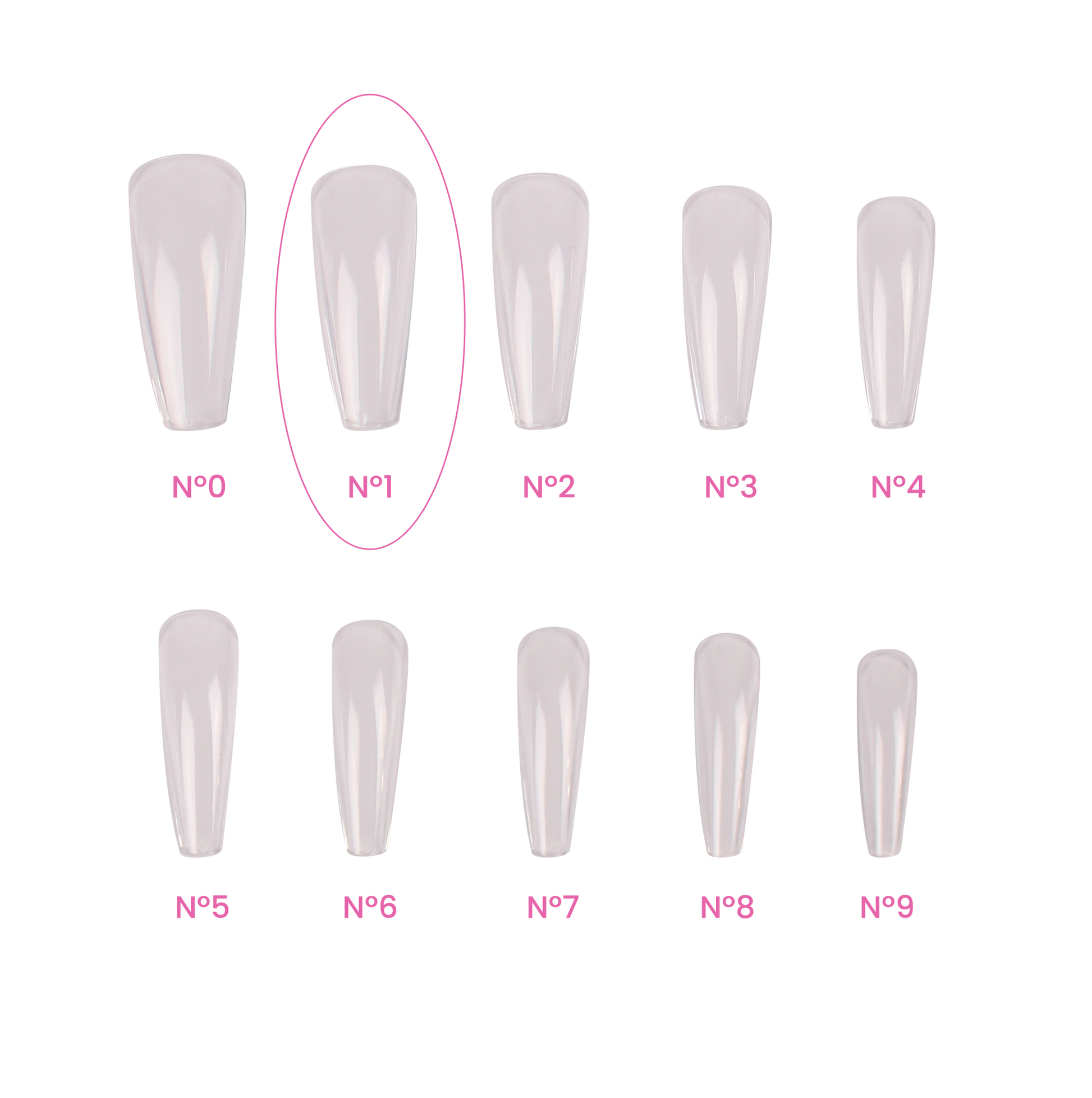Magic Tips Ballerina Long Recargas Nº1 - Pipa Cosmetics Purple Professional®