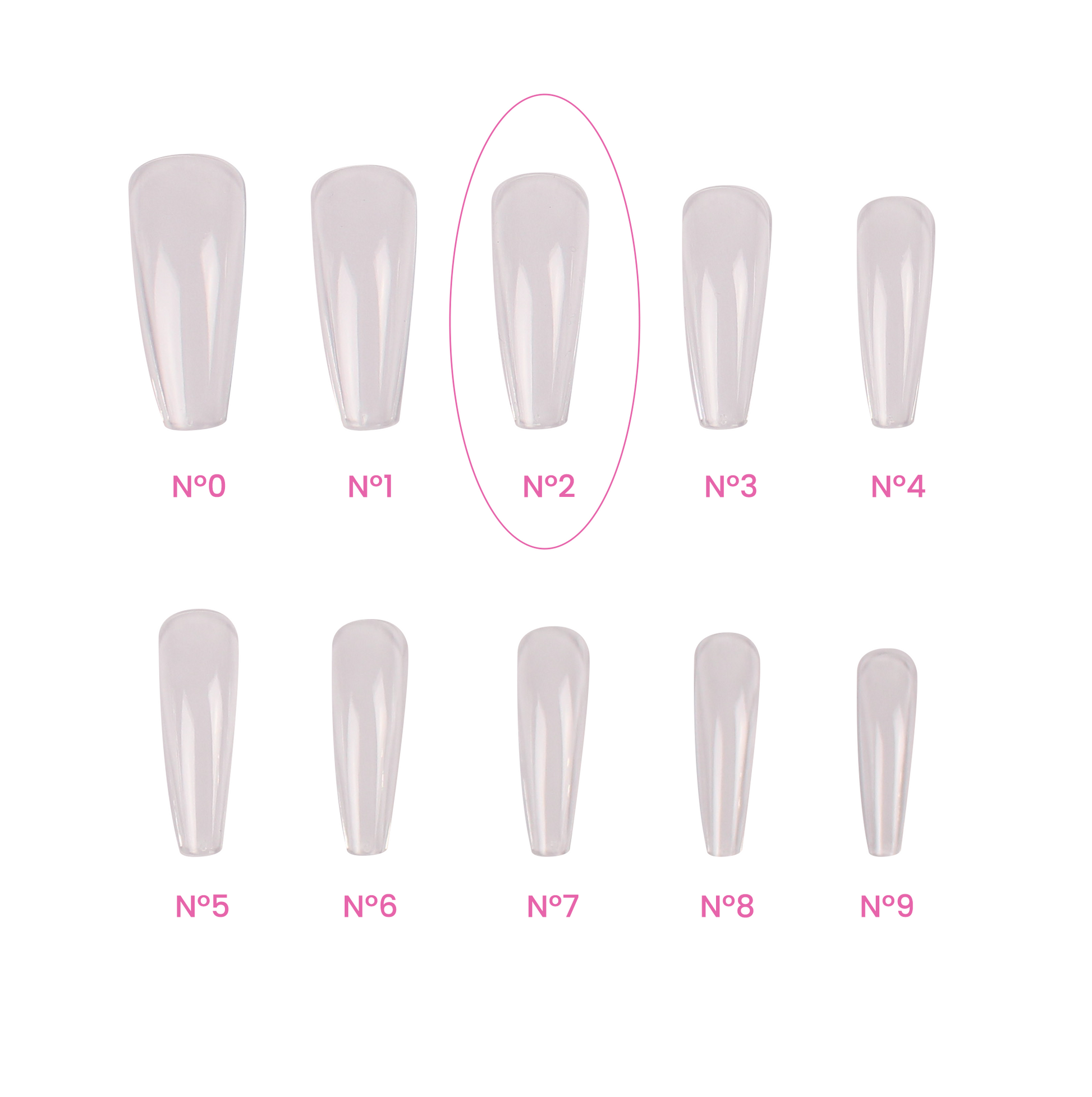 Magic Tips Ballerina Long Recargas Nº2 - Pipa Cosmetics Purple Professional®