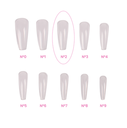 Magic Tips Ballerina Long Recargas Nº2 - Pipa Cosmetics Purple Professional®