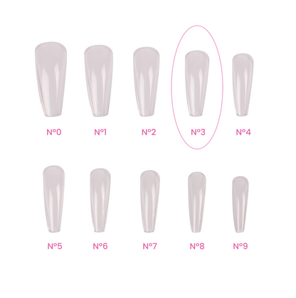 Magic Tips Ballerina Long Recargas Nº3 - Pipa Cosmetics Purple Professional®