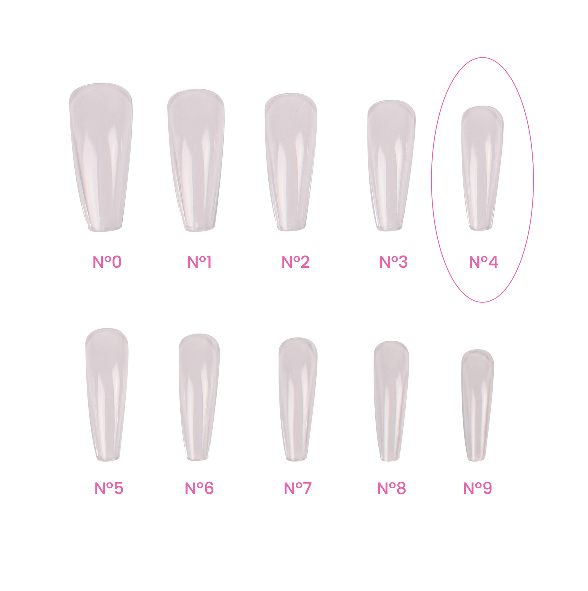 Magic Tips Ballerina Long Recargas Nº4 - Pipa Cosmetics Purple Professional®