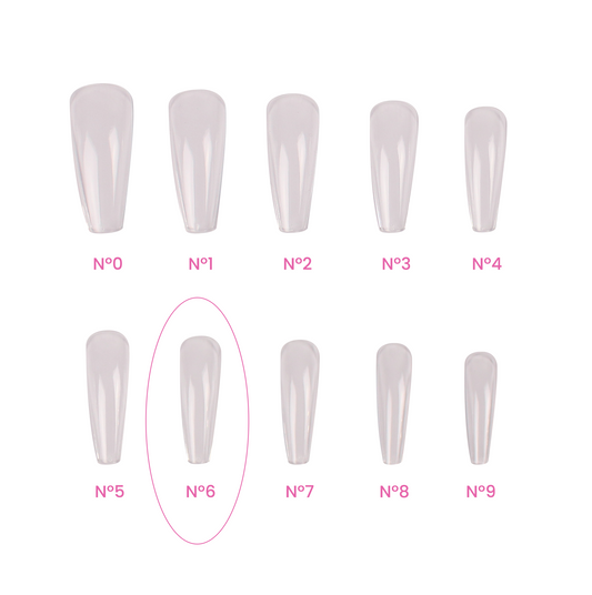 Magic Tips Ballerina Long Recargas Nº6 - Pipa Cosmetics Purple Professional®