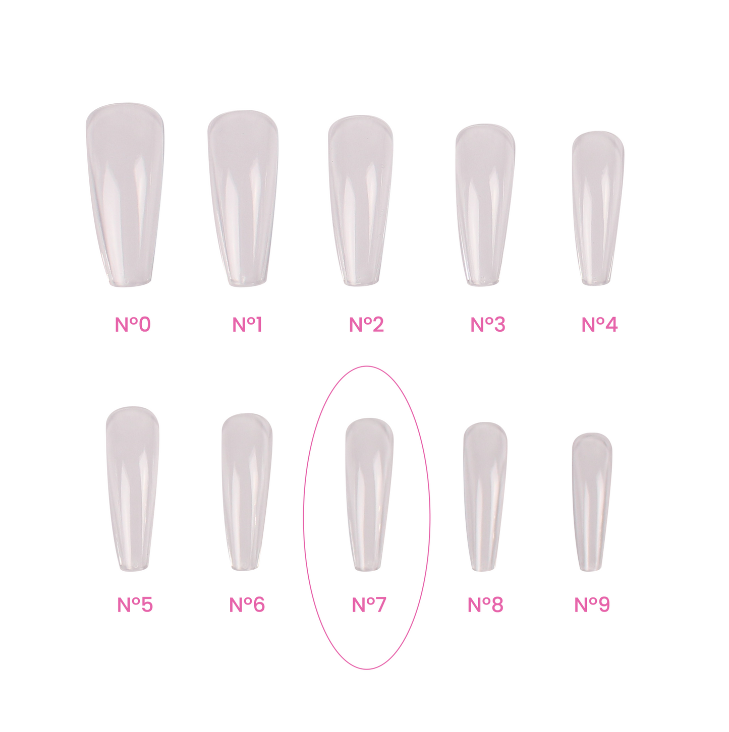 Magic Tips Ballerina Long Recargas Nº7 - Pipa Cosmetics Purple Professional®