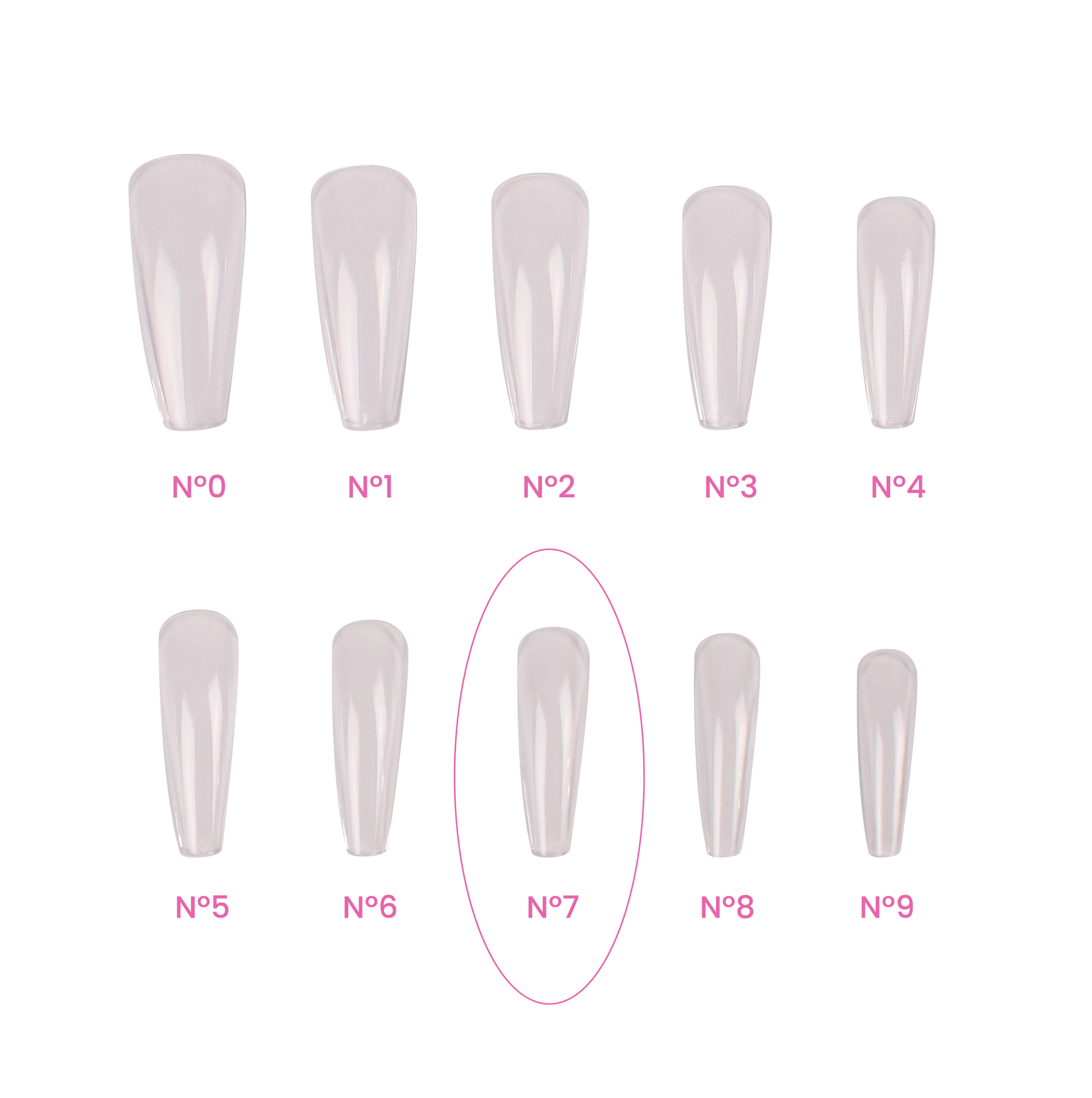 Magic Tips Ballerina Long Recargas Nº7 - Pipa Cosmetics Purple Professional®