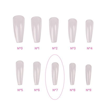 Magic Tips Ballerina Long Recargas Nº7 - Pipa Cosmetics Purple Professional®