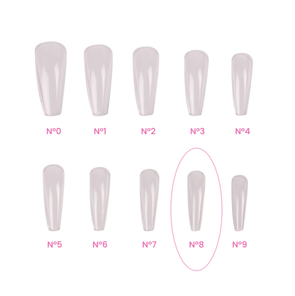 Magic Tips Ballerina Long Recargas Nº8 - Pipa Cosmetics Purple Professional®