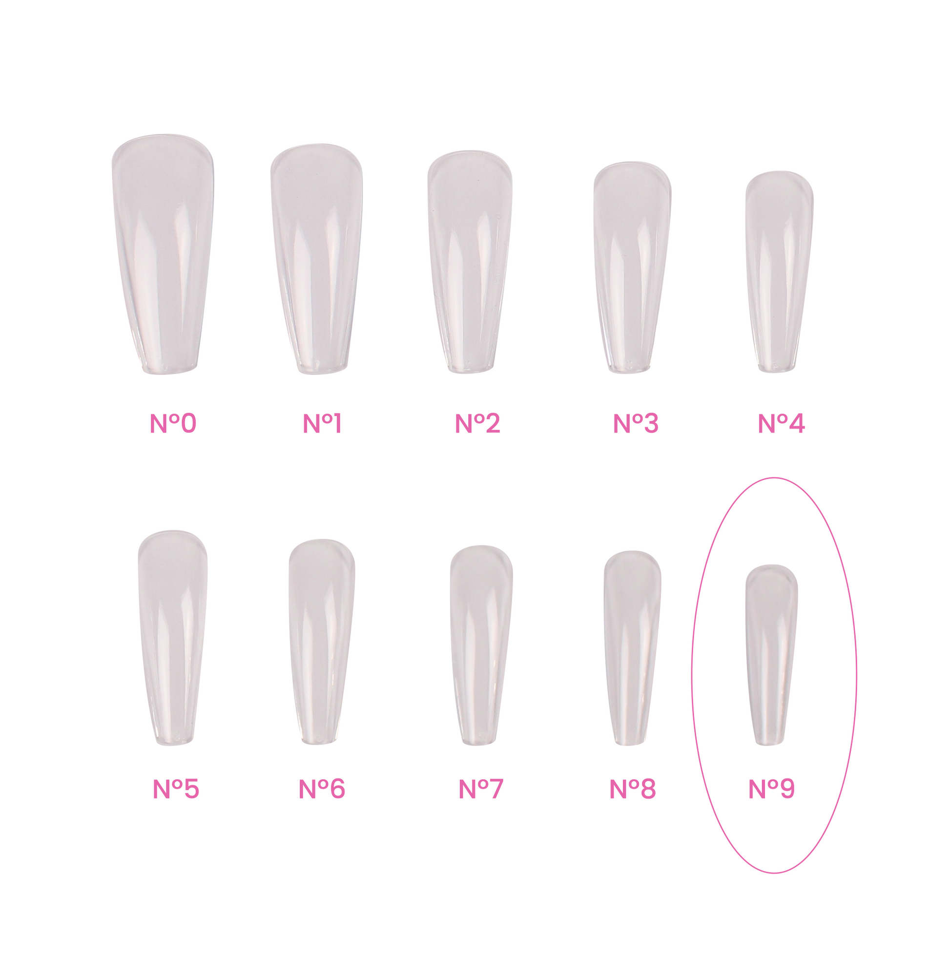 Magic Tips Ballerina Long Recargas Nº9 - Pipa Cosmetics Purple Professional®