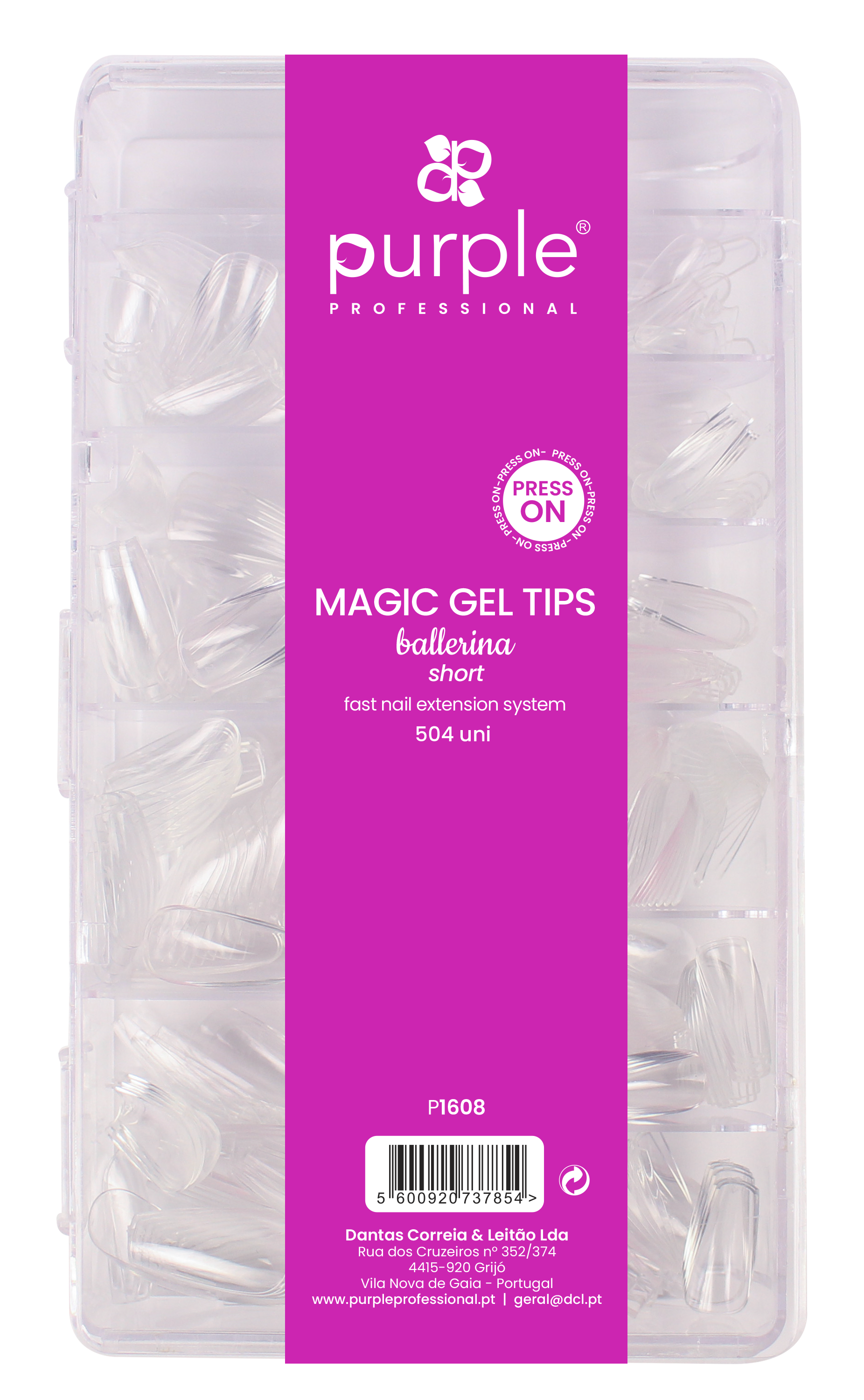Magic Tips Ballerina Short - Pipa Cosmetics Purple Professional®