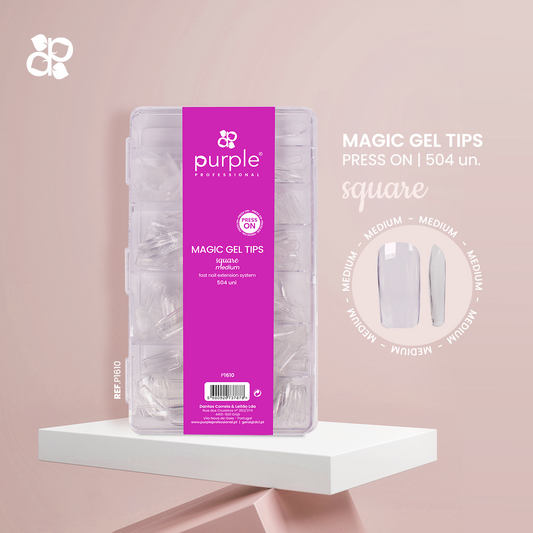 Magic Tips Square Medium - Pipa Cosmetics Purple Professional®