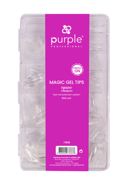 Magic Tips Square Medium - Pipa Cosmetics Purple Professional®