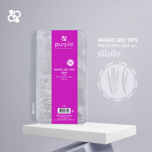 Magic Tips Stiletto Long - Pipa Cosmetics Purple Professional®