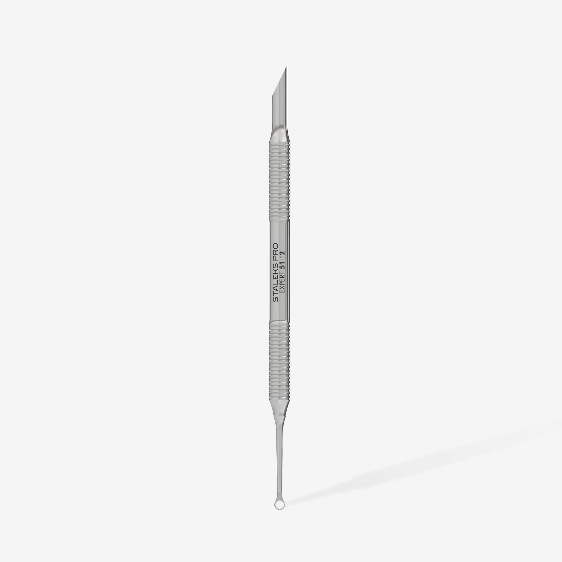 Manicure pusher EXPERT 51 TYPE 2 (inclined pusher and loop pusher) - Pipa Cosmetics Staleks Pro