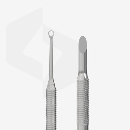 Manicure pusher EXPERT 51 TYPE 2 (inclined pusher and loop pusher) - Pipa Cosmetics Staleks Pro
