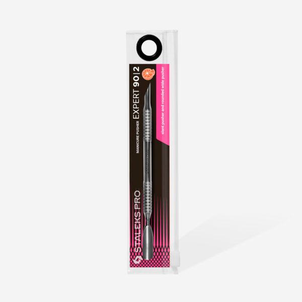 Manicure pusher EXPERT 90 TYPE 2 (slant pusher and rounded wide pusher) - Pipa Cosmetics Staleks Pro