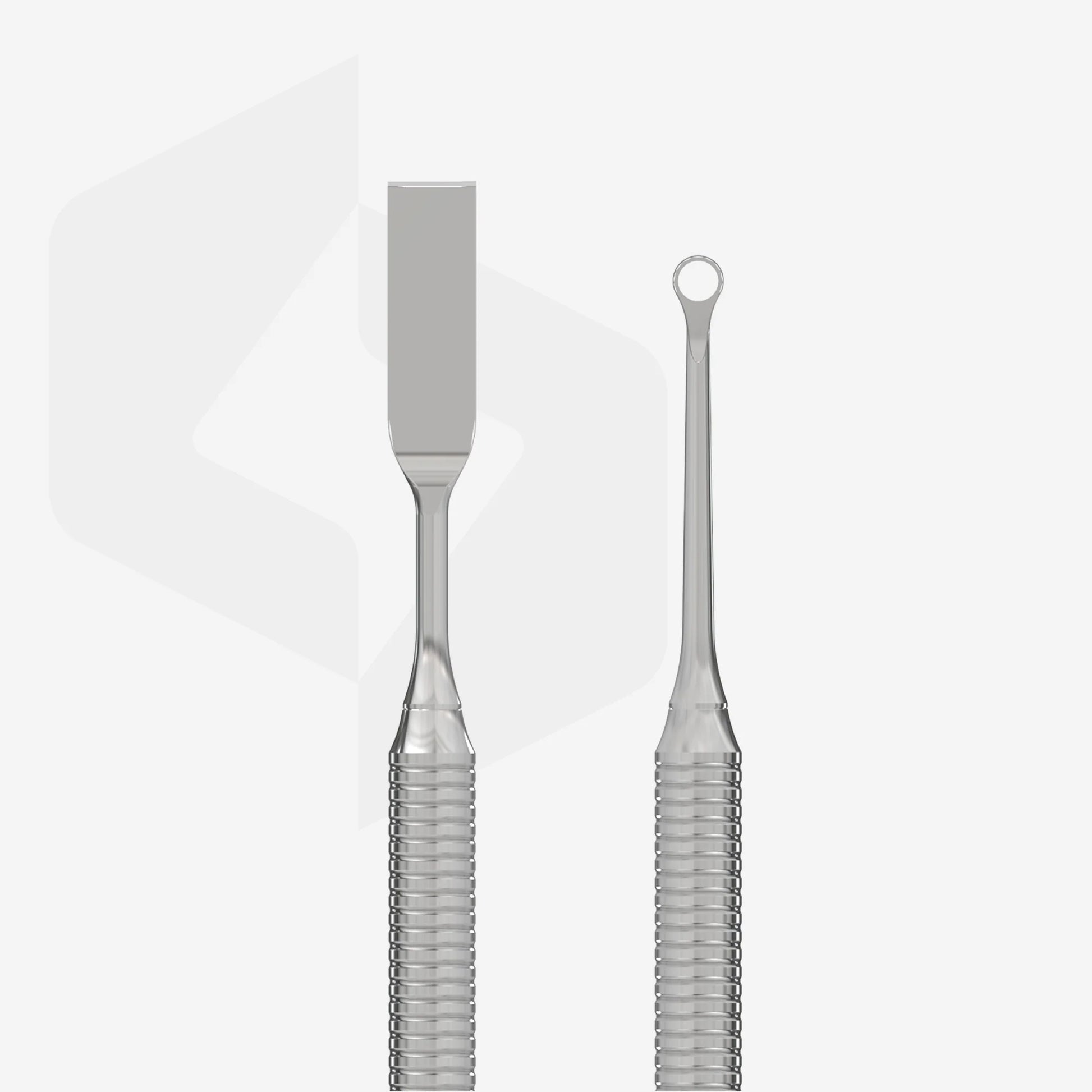 Manicure spatula (straight flat pusher + ring) Staleks Pro Expert 51 Type 1 - Pipa Cosmetics Staleks Pro