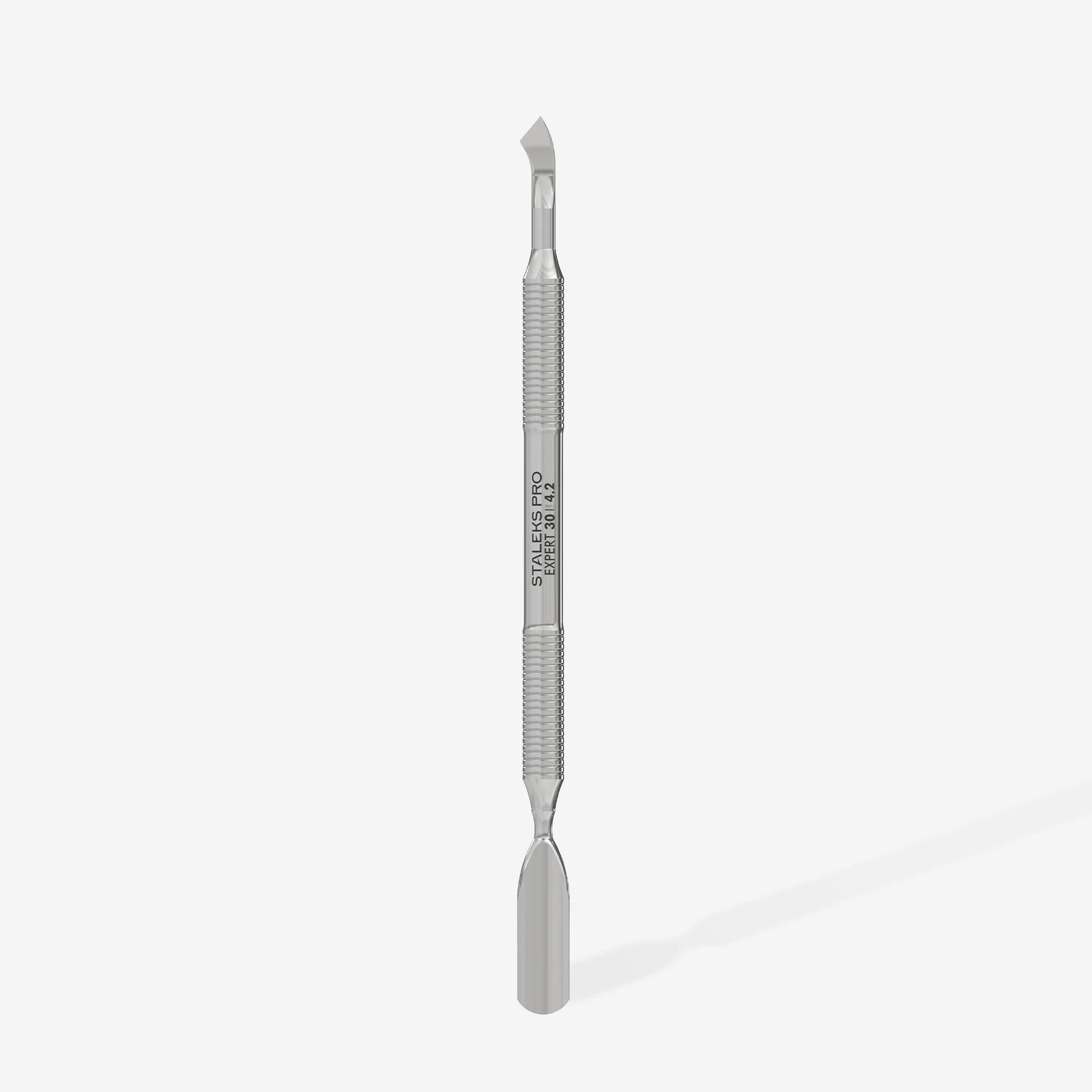 Manicure spatula (wide rounded pusher + curved spatula) Staleks Pro Expert 30 Type 4.2 - Pipa Cosmetics Staleks Pro