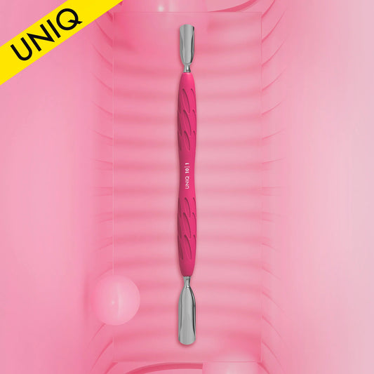 Manicure spatula with silicone handle "Gummy" UNIQ 10 TYPE 1 - Pipa Cosmetics Staleks Pro