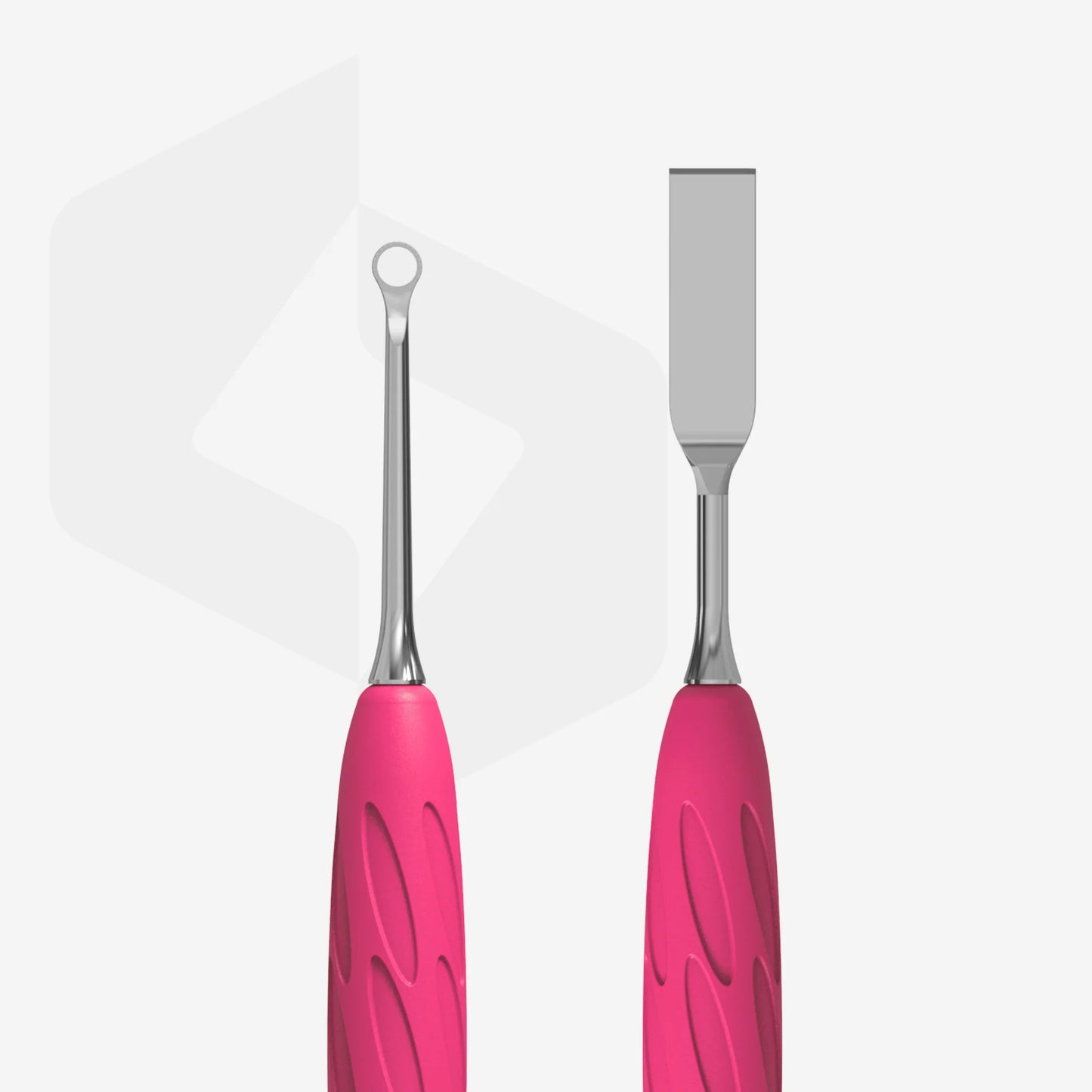 Manicure spatula with silicone handle "Gummy" UNIQ 11 TYPE 1 - Pipa Cosmetics Staleks Pro