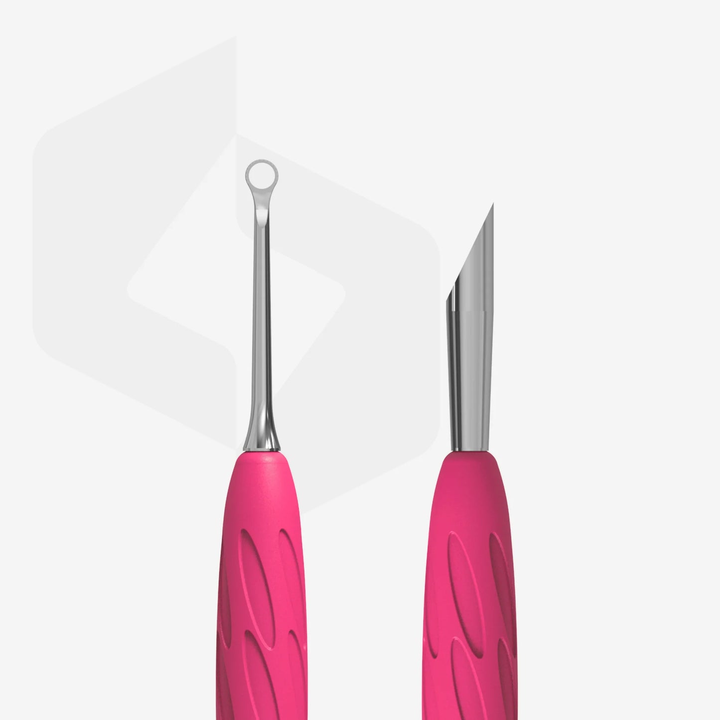 Manicure spatula with silicone handle "Gummy" UNIQ 11 TYPE 2 - Pipa Cosmetics Staleks Pro