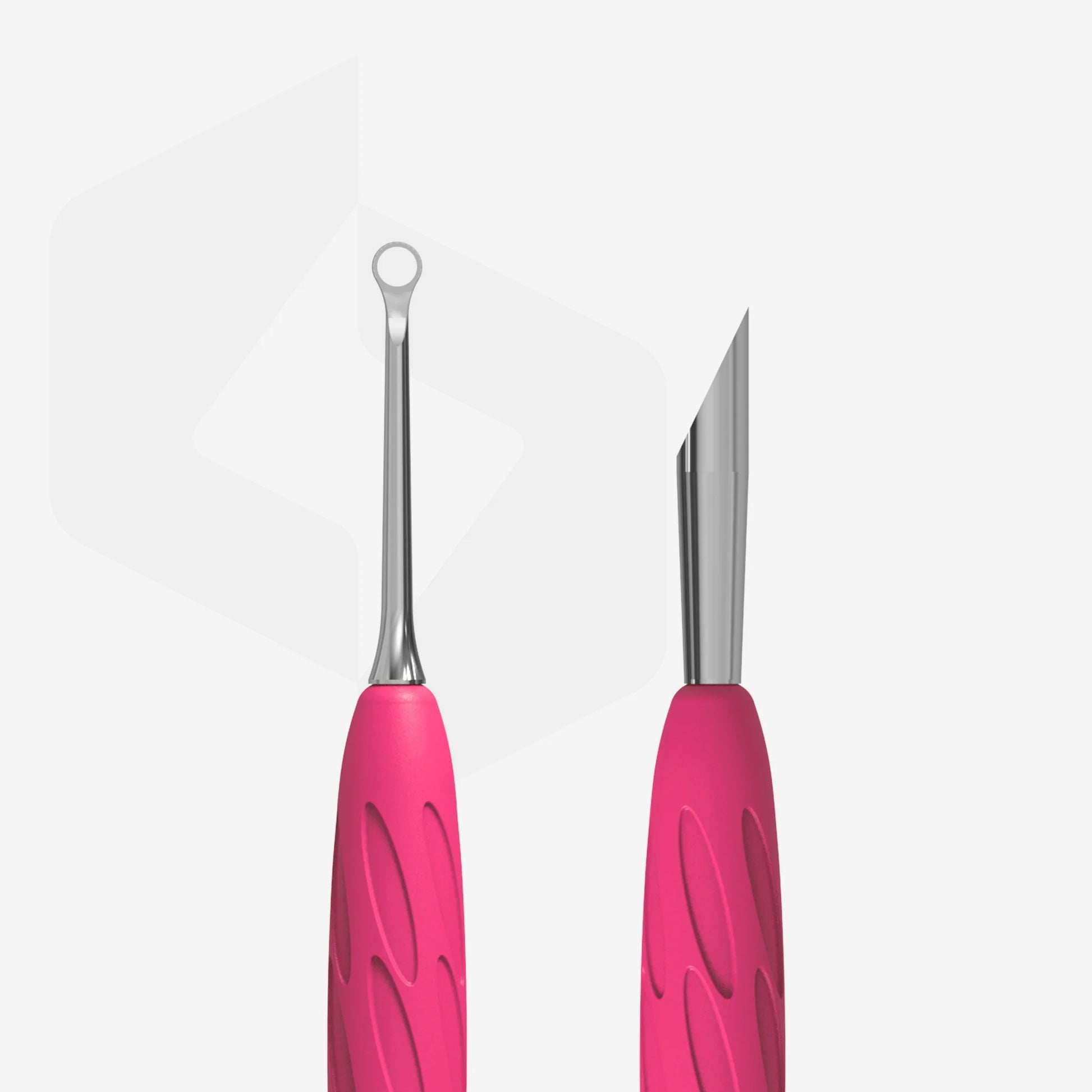 Manicure spatula with silicone handle "Gummy" UNIQ 11 TYPE 2 - Pipa Cosmetics Staleks Pro