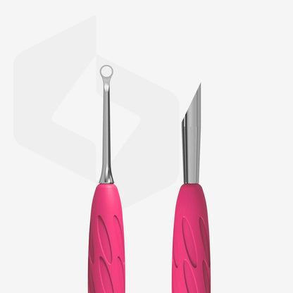 Manicure spatula with silicone handle "Gummy" UNIQ 11 TYPE 2 - Pipa Cosmetics Staleks Pro