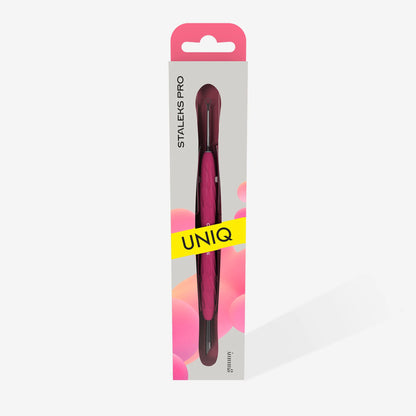 Manicure spatula with silicone handle "Gummy" UNIQ 11 TYPE 2 - Pipa Cosmetics Staleks Pro