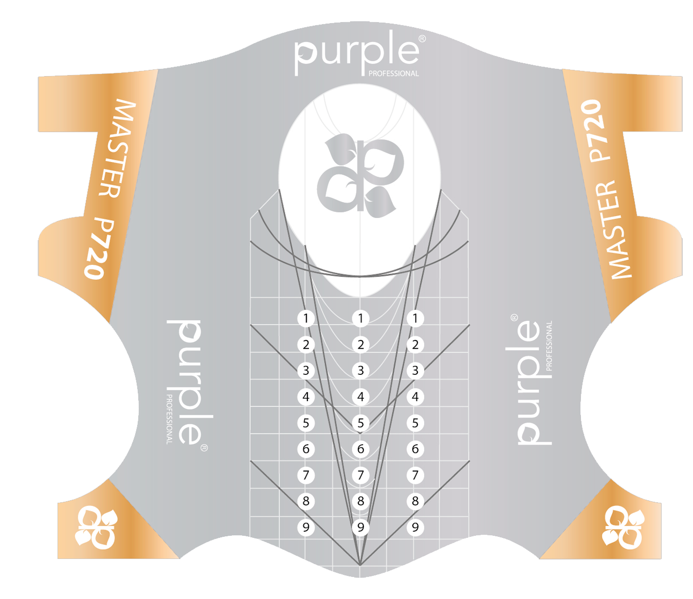 Master Nail Forms - Pipa Cosmetics Purple Professional®