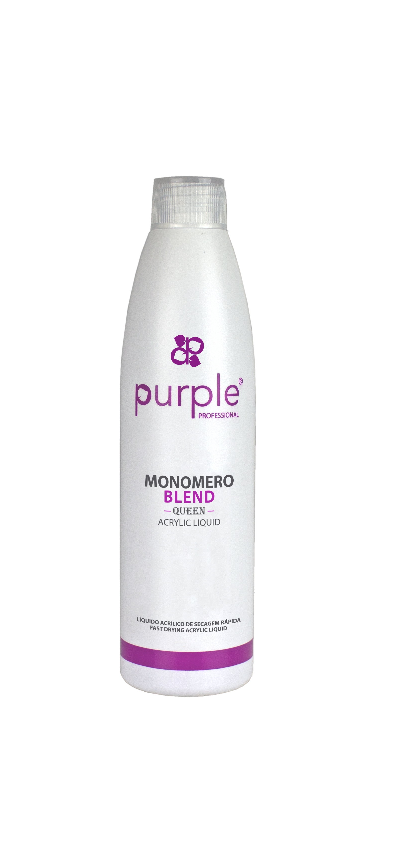 Monomero Blend Queen Acrylic Liquid 250ml - Pipa Cosmetics Purple Professional®