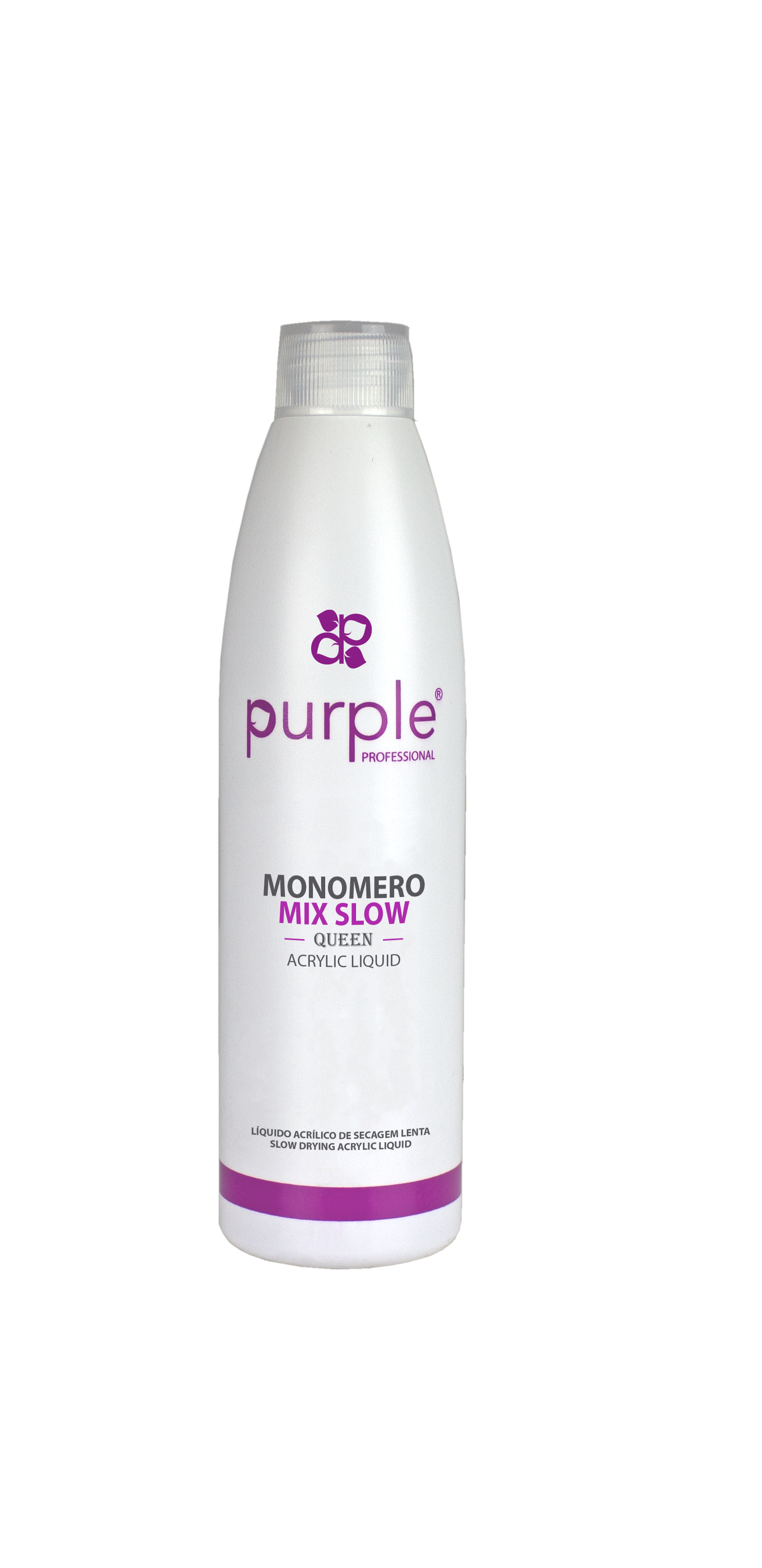 Monomero Mix Slow Queen Acrylic Liquid - Pipa Cosmetics Purple Professional®