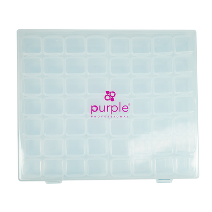 Nail Art Storage Box - Pipa Cosmetics Purple Professional®