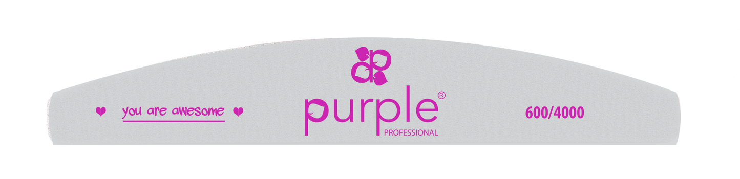 Nail File Buffer 600/4000 - Pipa Cosmetics Purple Professional®