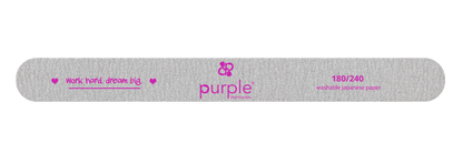 Nail File Fine Straight 180/240 Japanese Paper - Pipa Cosmetics Purple Professional®
