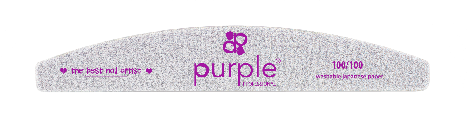 Nail File Moon 100/100 Japanese Paper - Pipa Cosmetics Purple Professional®